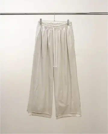 완판 DRAPE WIDE EASY CUT SLACKS (WHITE) 0