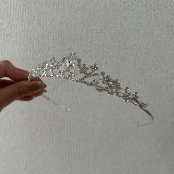 브라이덜 티아라 BRIDEME 실버 티아라