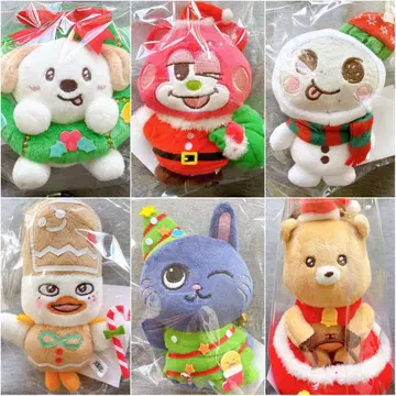 RIIZE 109 POPUP 마스코트 키링 봉제 인형 6종 세트