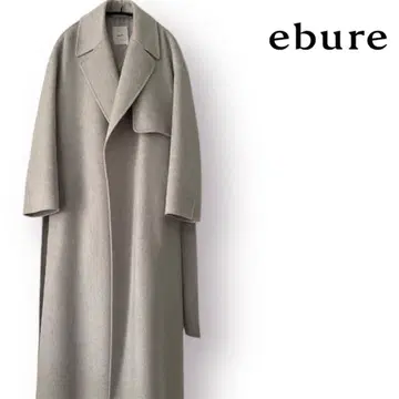 ebure 슈퍼120's 더블 페이스 비버 롱 코트