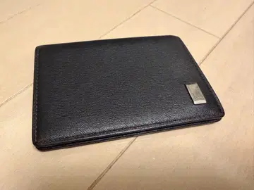 dunhill 블랙 가죽 패스케이스 카드 케이스