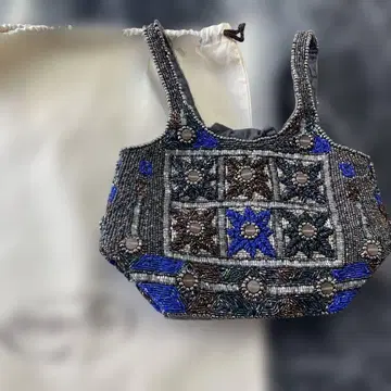 IMAYIN 비즈 자수 토트백