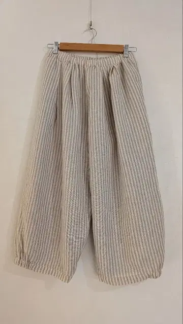 [ 미사용 새상품 ] Samansa Mos2 스트라이프 팬츠 프리 사이즈