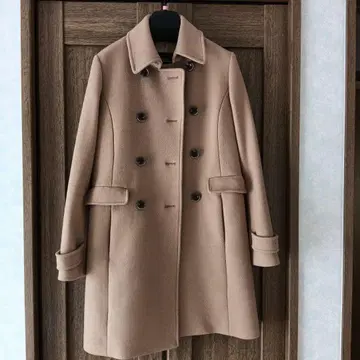 UNITED ARROWS 그린 라벨 롱 코트 울 74%