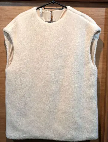 림아크 보아 베스트 프리 사이즈 아이보리 RIM.ARK