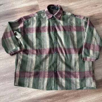 네오스 어딕티브 디자인 XL 체크 셔츠