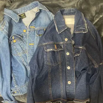 라이트 블루 데님 자켓 2세트