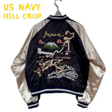 US NAVY HILL CROP 스카잔 90s 요코스카 점퍼