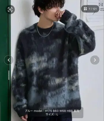 MONO-MART 크루넥 니트 L ZOZOTOWN