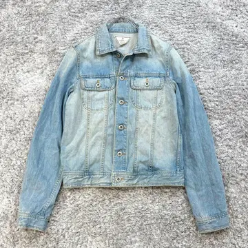 프리즈 프레이즈 [ M ] 파랑 데님 자켓 약간 슬림 캐주얼 유즈드