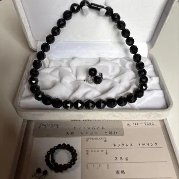 제트 목걸이 귀걸이 세트