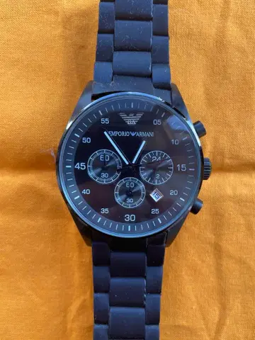 엠포리오 아르마니 손목시계 남성용 크로노그래프