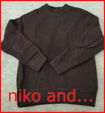 [ niko and - ] 니트 카키 L 사이즈