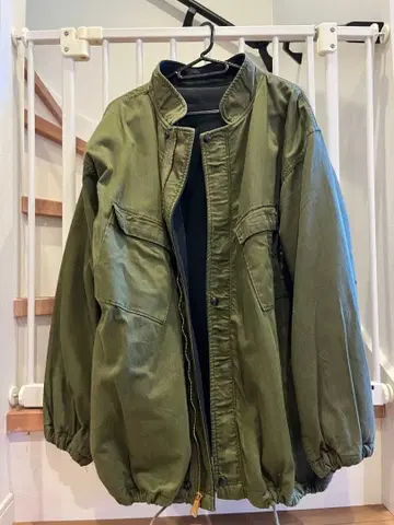 밀리터리 자켓 케미컬 프로텍티브 군물 L