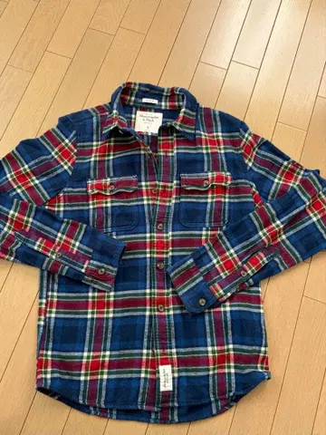 Abercrombie & Fitch 체크 무늬 플란넬 셔츠 S