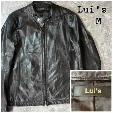 고품질 루이스 Lui's 싱글 라이더 양가죽 [ M ] 블랙