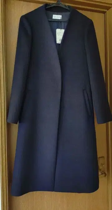 새상품 PLST 울 모사 컬러리스 코트 S 사이즈