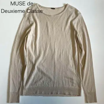 [뮤즈 드 두지엠 클래스] 니트 스웨터 베이지 울 38
