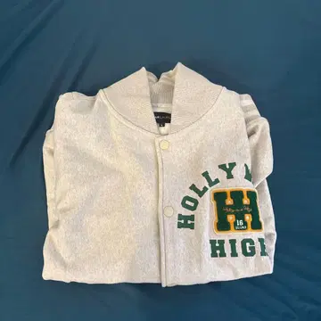 DEAR LAUREL 디어 로럴 그레이 바시티 자켓