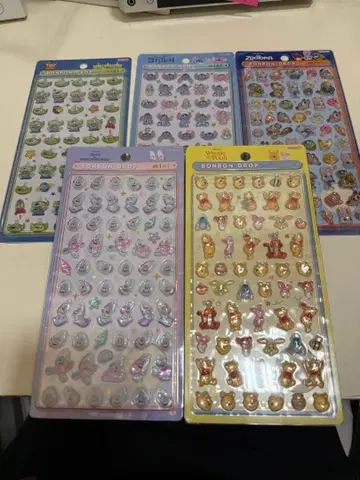 모자 꽁지 드롭 미니 디즈니 5세트