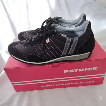 PATRICK 블랙 스니커즈 38 사이즈