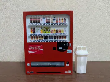 1/18 디오라마 자판기 쓰레기 상자 1개 LED 조명 포함