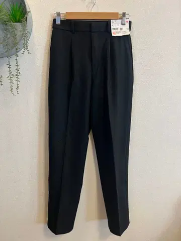 [ 미사용 택 포함 ] UNIQLO 히트텍 턱 팬츠 블랙