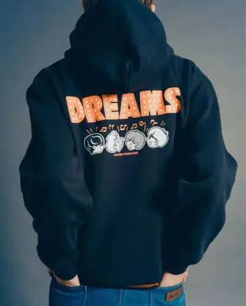 go!go!vanillas DREAMS 후드티 블랙