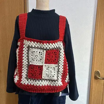 핸드메이드 크로셰 뜨개질(손뜨개질) 뷔스티에