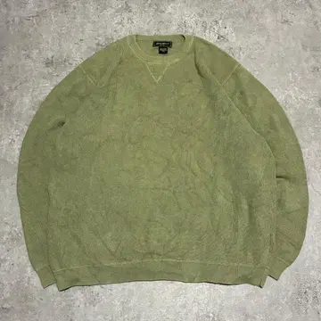 Eddie Bauer 앞 V 가제트 코튼 니트 스웨터 XXL 아메카지