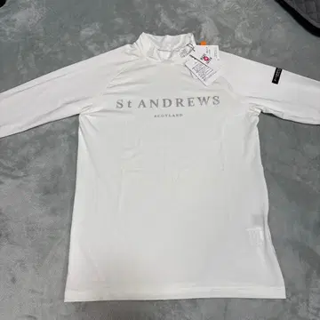 택 포함 새상품 St ANDREWS 모크넥 셔츠 세인트 앤드류스