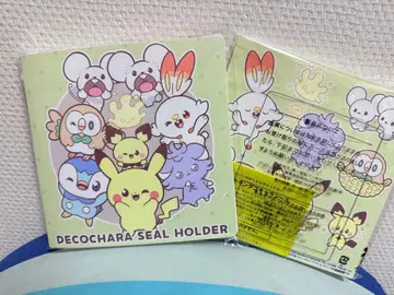 2개 포케피스 포켓몬 데코캐릭터씰 홀더 2025 씰북 수납