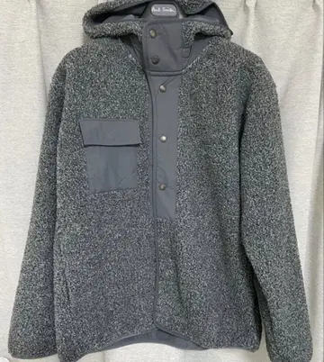 GU ENGINEERED GARMENTS 보아 플리스 스냅 후드티 XL