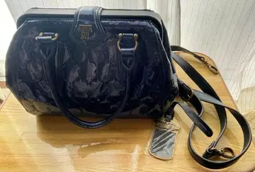 ANNA SUI 다크 네이비 핸드백