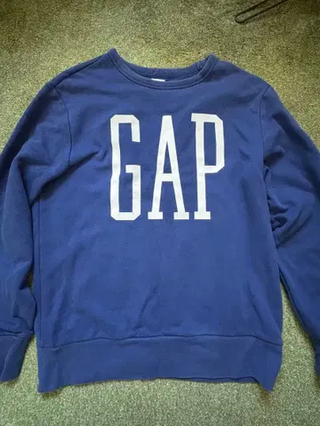 GAP 네이비 맨투맨 S