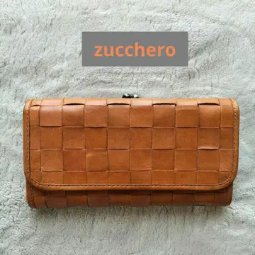 주케로 장지갑 가마구치 천연 가죽 zucchero