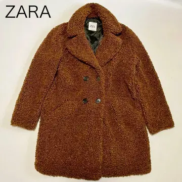 새상품급 [ 자라 ] 테디베어 코트 보아 브라운 L