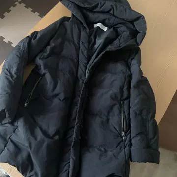 PLST 블랙 다운 자켓 M