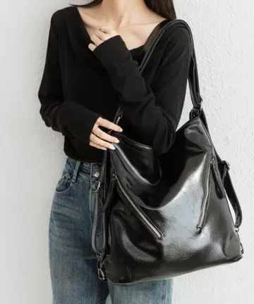 아웃 포켓 3way 백팩 숄더백