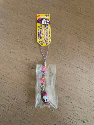 지역 한정 키티 오키나와 한정판 고구마 타르트 스트랩 미개봉 초레어