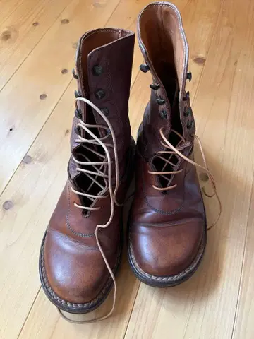 trippen 브라운 가죽 부츠 35 (여성용 23-23.5 상당)