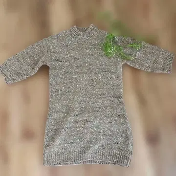 새상품 ESTNATION 멀티 컬러 터틀 니트