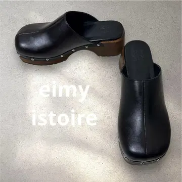 [ 정가 2.2만 ] eimy istoire 에이미 우드 밑창 샌들 통굽