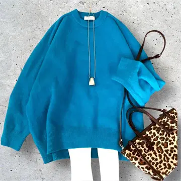 B&Y 유나이티드 애로우즈 캐시미어 울 니트 루즈핏