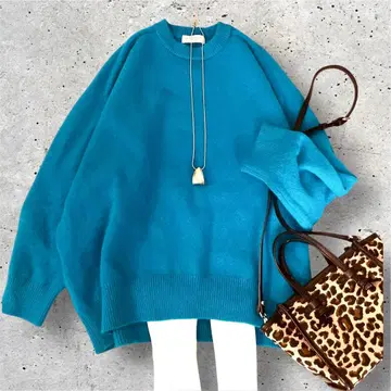 B&Y 유나이티드 애로우즈 캐시미어 울 니트 루즈핏