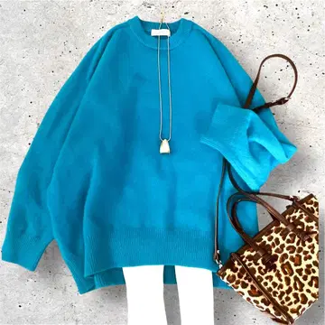 B&Y 유나이티드 애로우즈 캐시미어 울 니트 루즈핏