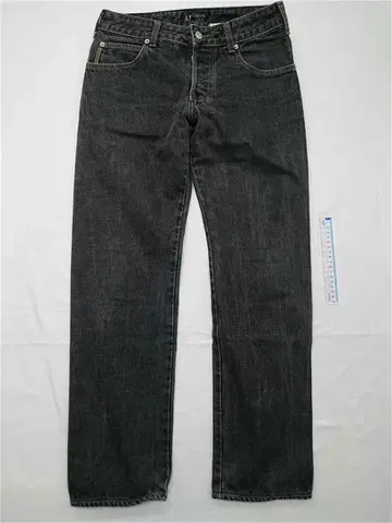 아르마니진스 J06 블랙 계열 데님 팬츠 남성용