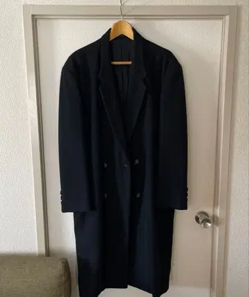 NEYRIES 울 롱 코트 블랙 빈티지