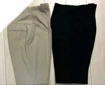 유니클로 스마트 앵클 마터니티 팬츠 2장 세트 M 사이즈