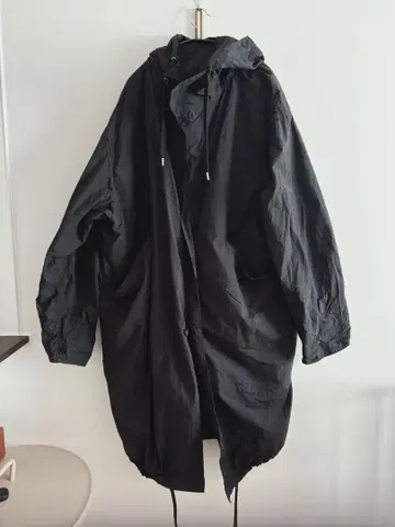 TEATORA 블랙 모즈 코트 사이즈 50